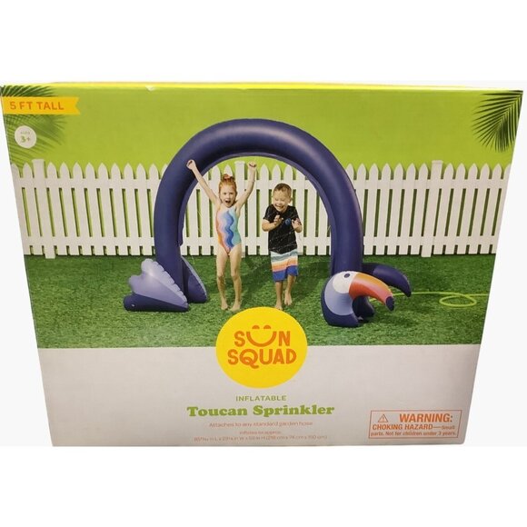 Sun Squad Inflatable Toucan Arch Sprinkler 5Ft Tall - Picture 3 of 4